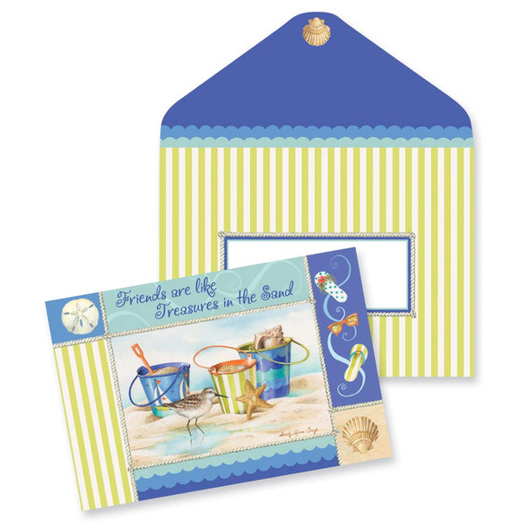 Beach Friends Note Cards 10 Pack 09-023