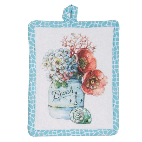 Floral Beach Theme Pot Holder - R3272