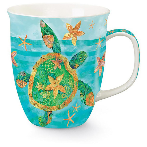 Swimming Tropical Sea Turtle Coffee Mug 718-75