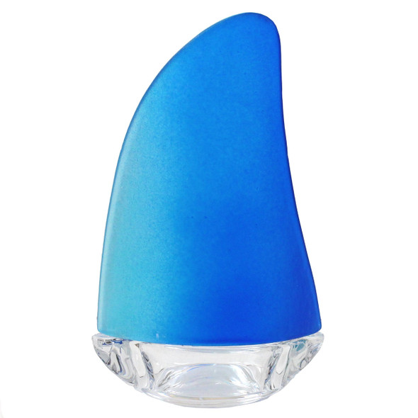 Blue Glass Sailboat Votive Q-7805