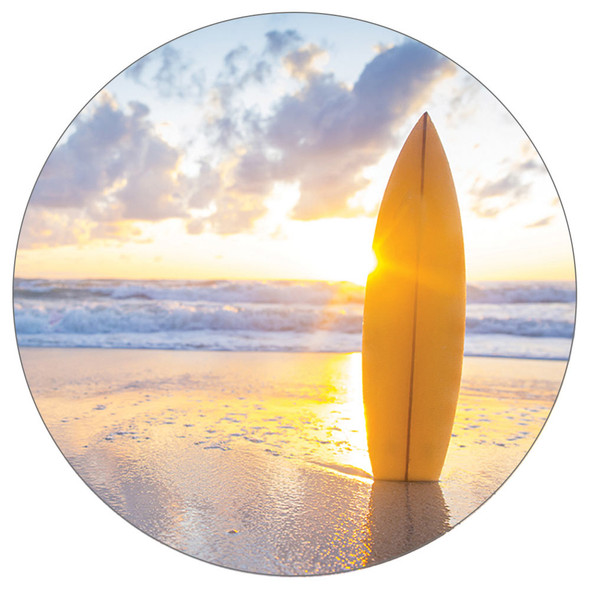Surf Surfboard Sunset - Stone Car Coaster CB73113