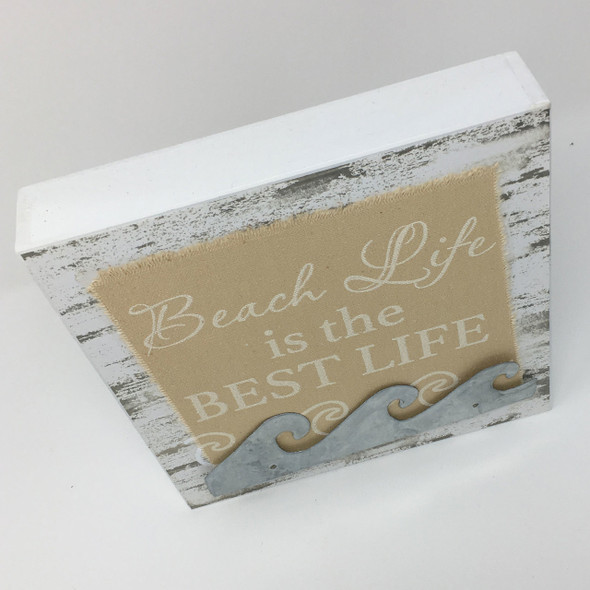 Beach Life is the Best Life Wood Box Sign 16102A