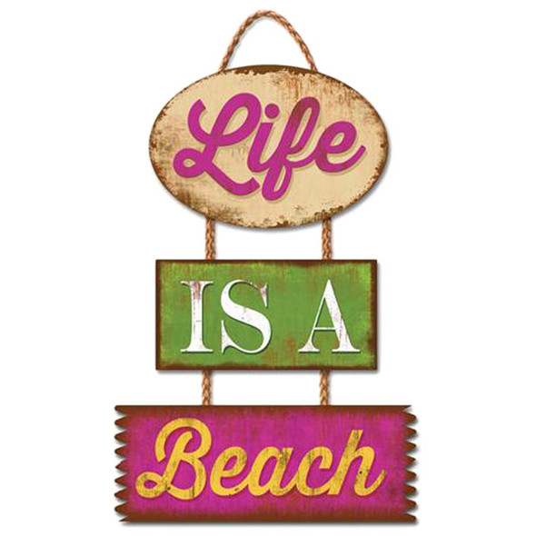 Life is a Beach - Wooden Sign 30-00056