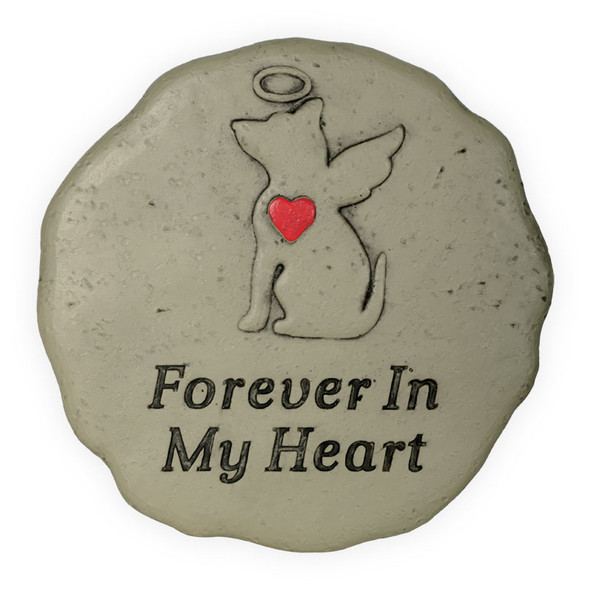 Pet Memorial Dog Angel Forever in My Heart Garden Stone 49800E