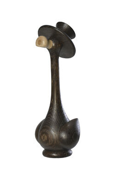 Black Swan with Top Hat German Smoker