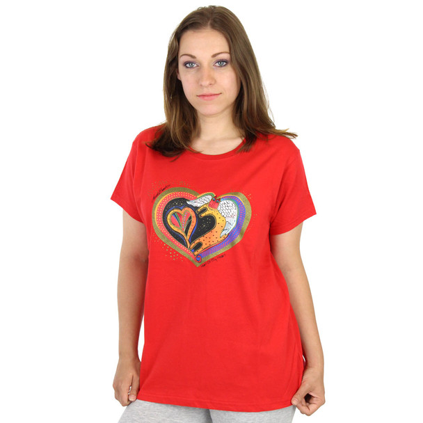 Laurel Burch Tee Shirt "Heart Of My Heart" LBT020