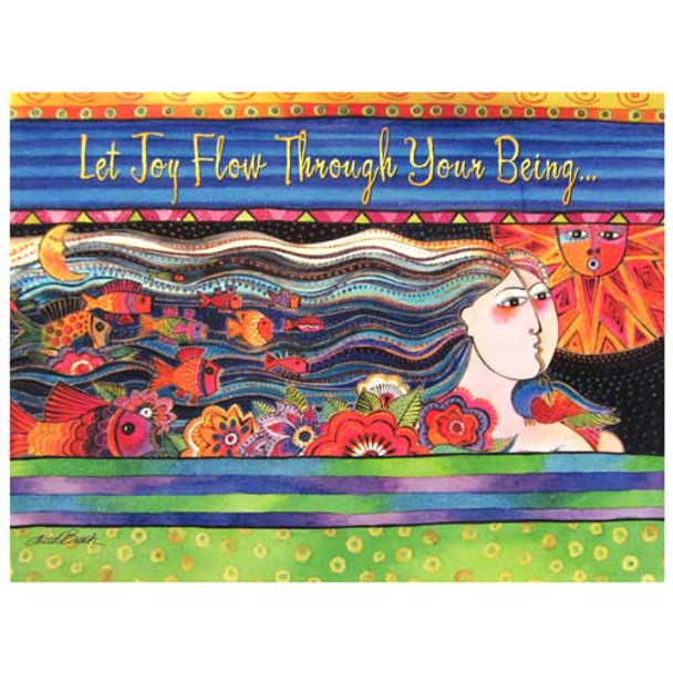 Laurel Burch Birthday Card "Mikalya" BDG11663