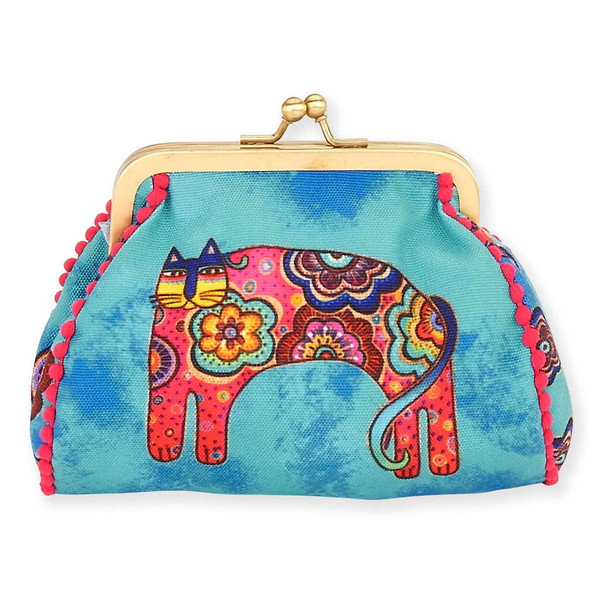 Laurel Burch Coin Purse Bohemian Whiskers