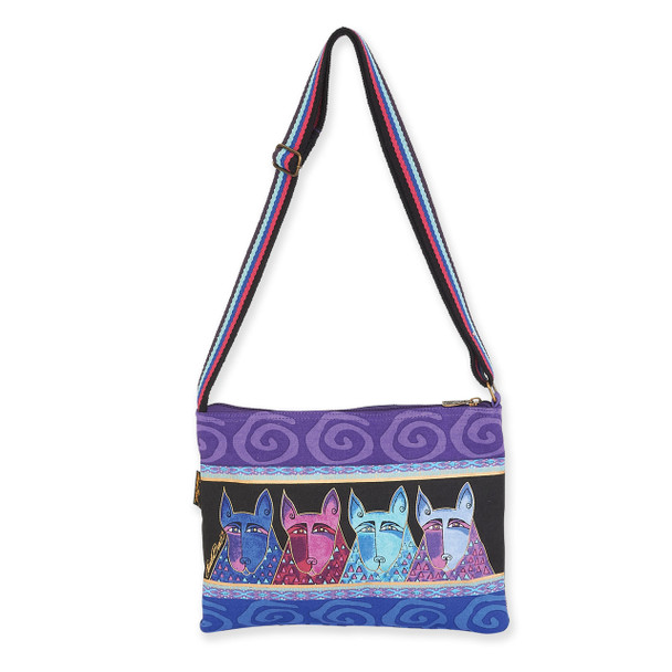 Laurel Burch Canine Tribe Crossbody Tote - LB6073