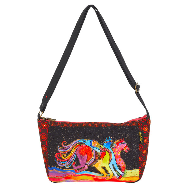 Laurel Burch Horse Caballos De Colores Crossbody Tote - LB6092