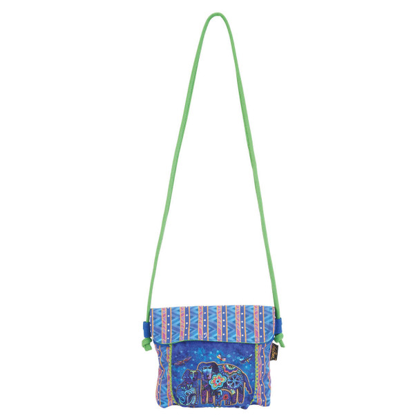 Laurel Burch Dog Doggies Flap Over Crossbody Tote - LB5904i