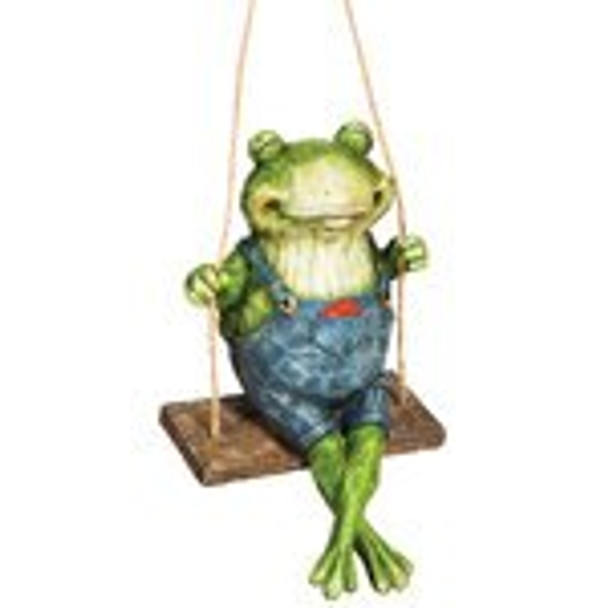 Swinging Frog - Garden Figurine - ZMR84AST01-A