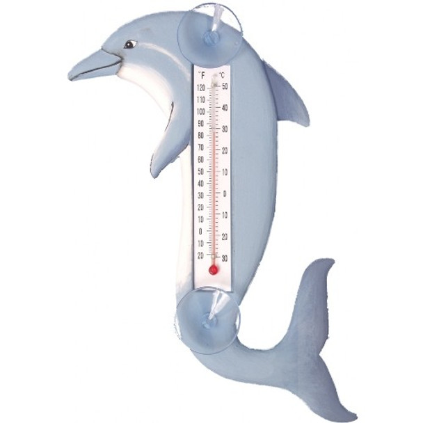 Leaping Dolphin Small Window Thermometer 21720-02