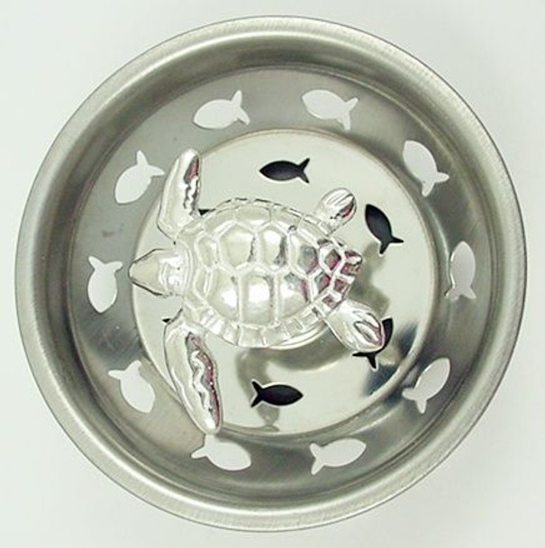 Sea Turtle Kitchen Sink Strainer - Stainless Steel - 39SS