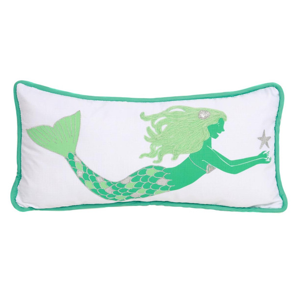 Mermaid 8x16 Decor Throw Accent Pillow 25198