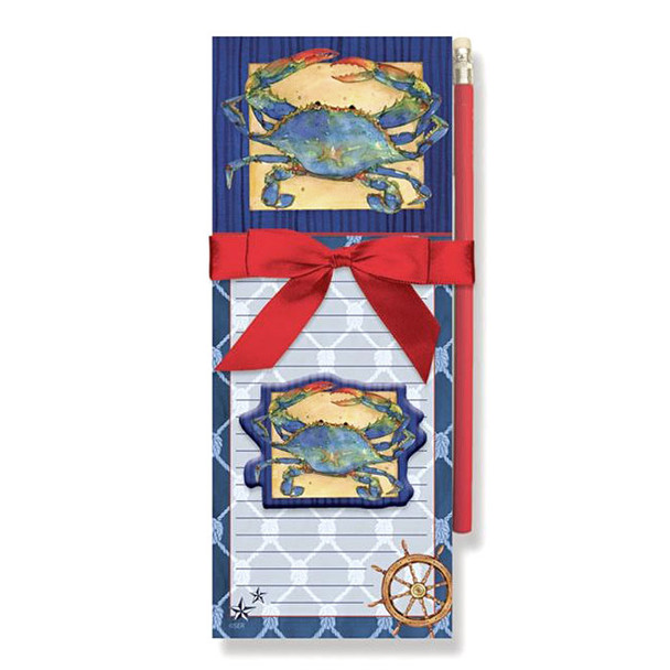 Blue Crab Magnetic List Pads with Magnet Set - 91-404