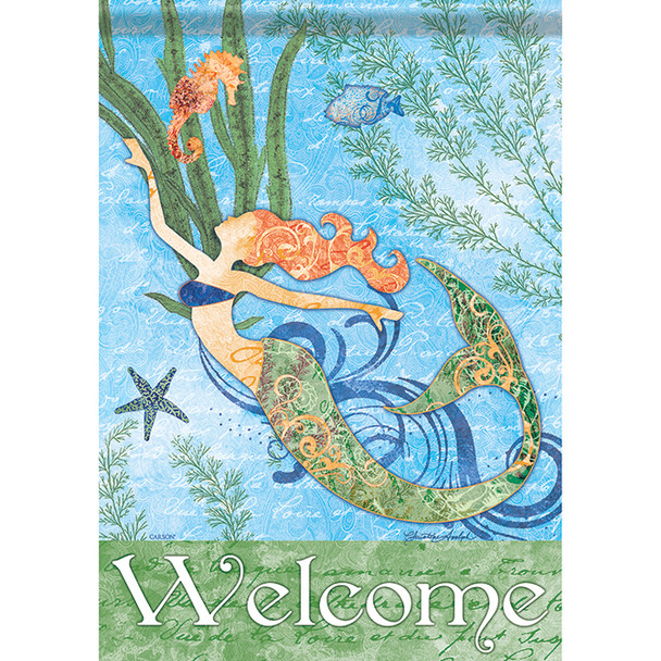 Mermaid House Flag - 40"x 28" - 48789