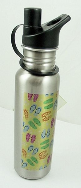 Flip Flops Design Stainless Steel Water Bottle - 003730