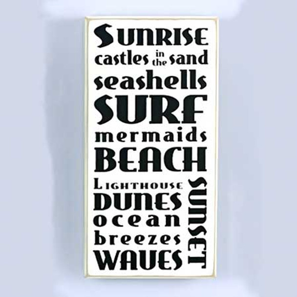 Sunrise Surf Beach Wall Plaque 13142