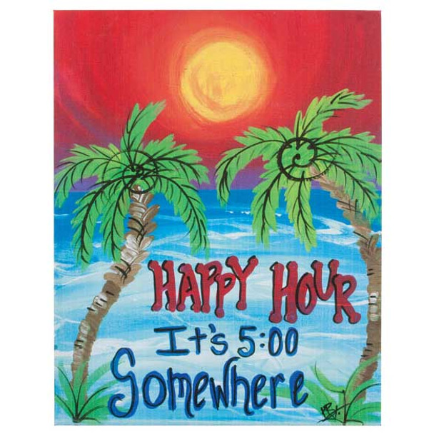 Happy Hour Island Time Canvas 35358
