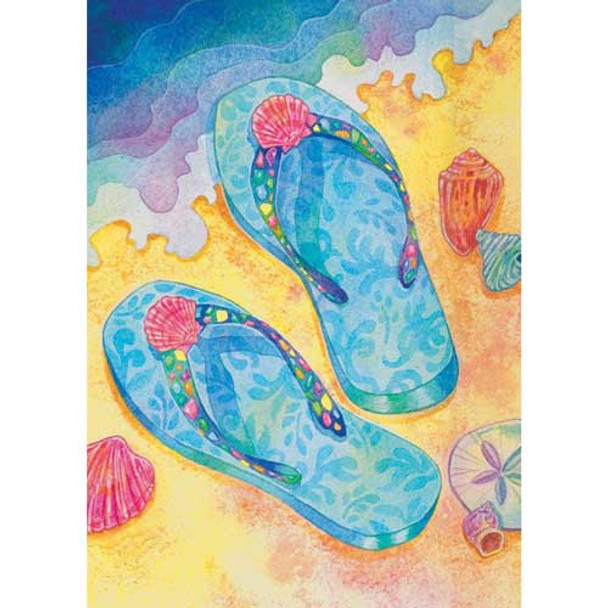 Flip Flops Beach GARDEN Flag - 119192