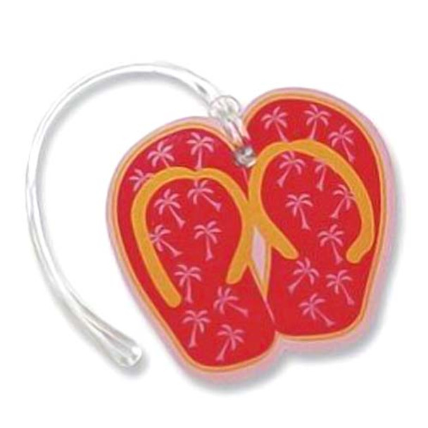 Red Flip Flop Luggage Tag 13470000