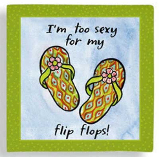 Flip Flops Cocktail Napkins "I'm Too Sexy for my Flip Flops" - 15-113