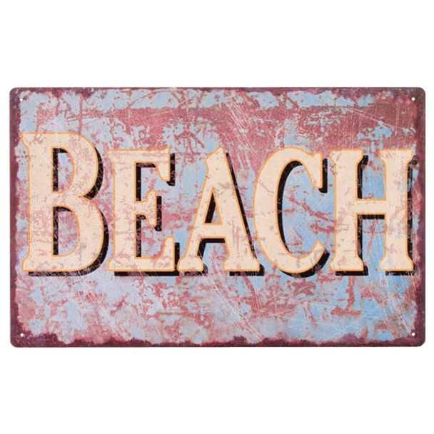 Beach Metal Tropical Sign 32666-BEA