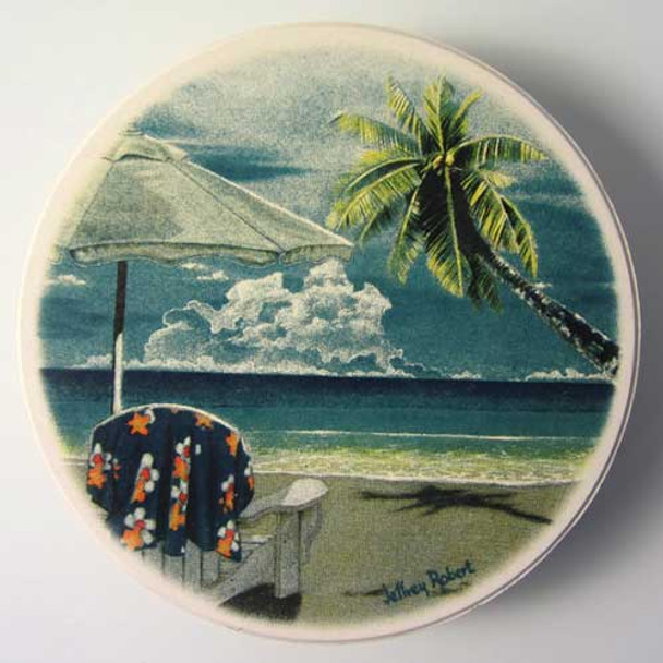 Seaside Round Coaster Set of 4 - 3RC438