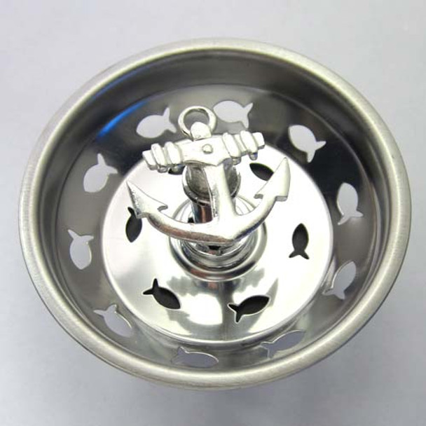 Boat Anchor Kitchen Sink Strainer - Stainless Steel 41SS