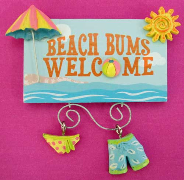 Beach Bums Welcome Magnet Bathing Suits 828-53