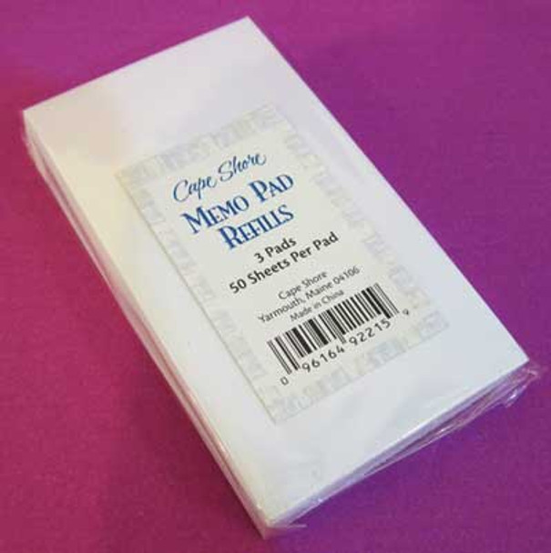 Purse Pad Memo Refill Pad 3 Pack - 92-215