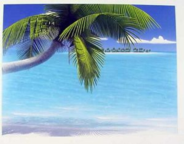 Tropical Island Birthday Card "Palms on Parade" - BDG43700