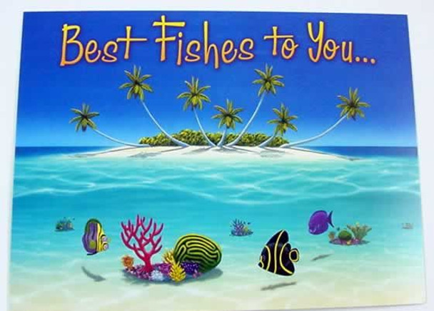 Tropical Fish Birthday Card "Best Fishes to You" - BDG45253