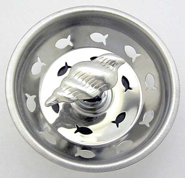 Sea Shell Kitchen Sink Strainer Stainless Steel SS52