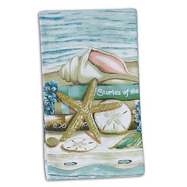 Sea Shell "Stories of the Sea" Kitchen Terry Towel - V0070