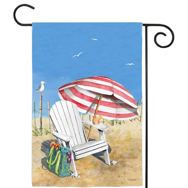 Beach Chair Umbrella Garden Flag 12.5" x 18" 14A2515