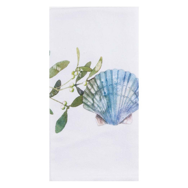 Scallop Ocean Tide Krinkle Cotton Towel A8525