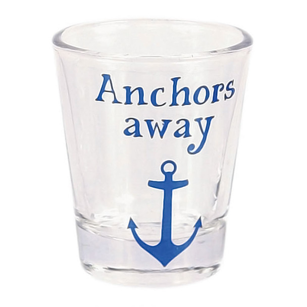 Nautical Theme Anchors Away Shot Glass - 20394A