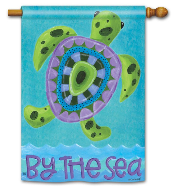 TURTLE BY THE SEA DS STANDARD FLAG