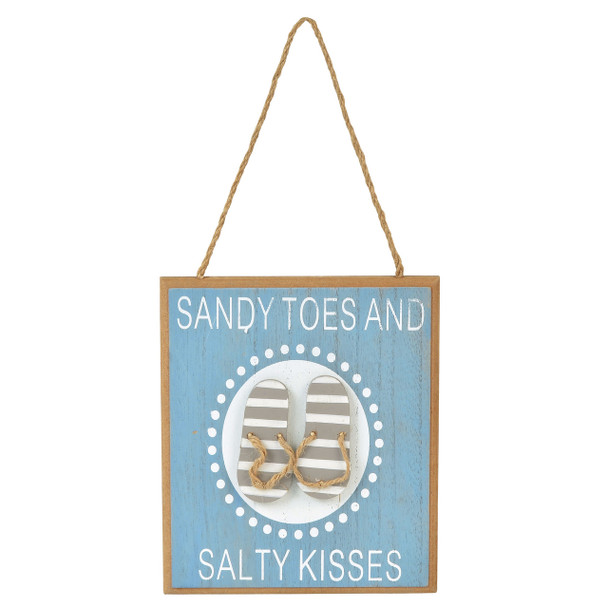 Sandy Toes Decor Salty Kisses - Wall Sign 6x5 - 6001908