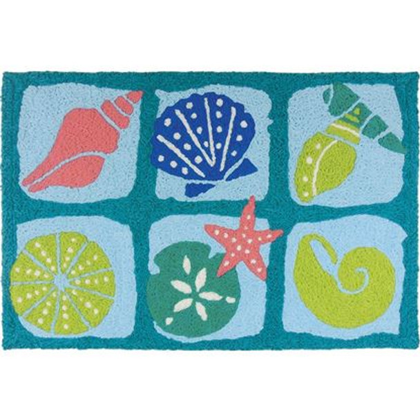 Beach Batik Surf - 21x33 Washable Floor Rug - JB-ES006