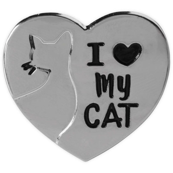 Lapel Pin - I Love My Cat  49843