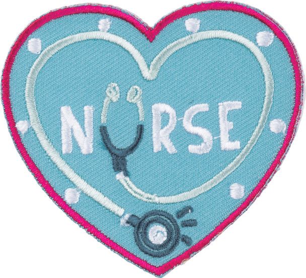 Nurse Gift + Card - Nursing Is A Work of Heart - Patch - 38621