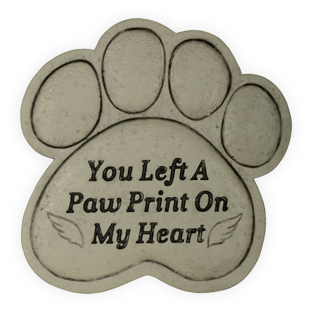 Pet Memorial You Left a Paw Print Garden Stone 49800B