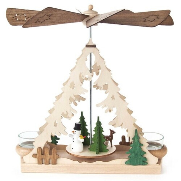 Snowman Christmas Tree German Pyramid