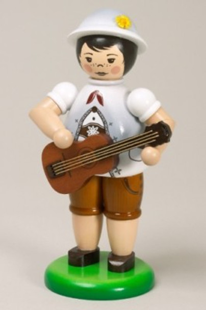 Boy Playing Guitar German Figurine FGZ232X125GT