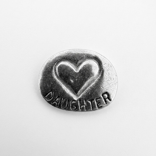 "Love Always" Daughter Pewter Pocket Token