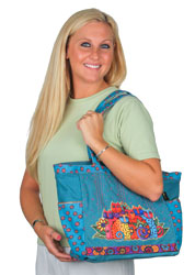 Laurel Burch Feline Clan Shoulder Tote 