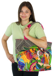 Laurel Burch Earth Song Shoulder Tote LB5620